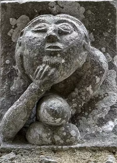 Illustration de barbe, bouche et langue