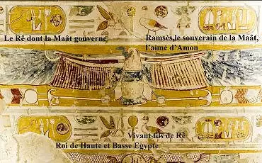 Illustration de les deux cartouches de Ramsès IV