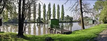 Illustration de Carrelets en bord de Charente
