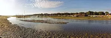 Illustration de Le Mimbeau à marée basse