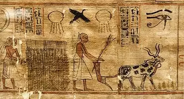 Illustration de scènes de la vie des champs