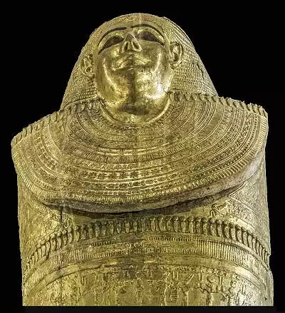 Illustration de sarcophages et stèles