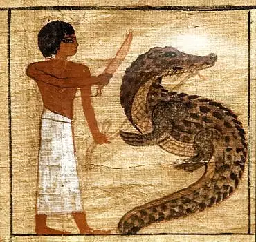 Illustration de protection contre le crocodile