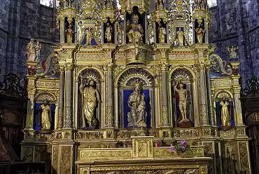 Illustration de le retable du maître-autel (vers 1620)