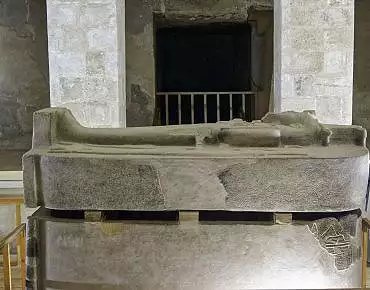 Illustration de le sarcophage du roi Sethnakht