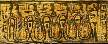 Illustration de Tamutmutef le démon-serpent Apophis