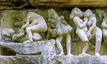 Illustration de temple de Khajurâho