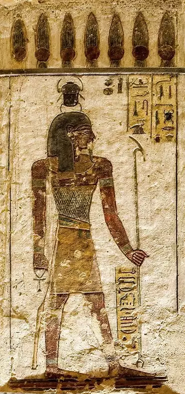Illustration de le dieu Khepri