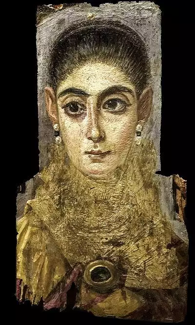Illustration de portraits du Fayoum