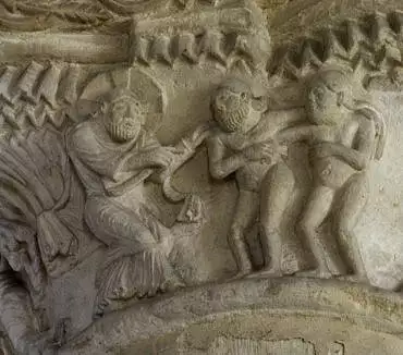 Illustration de Dieu crée Adam et Eve / Airvault (79)