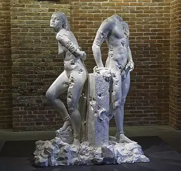 Illustration de Pair of Slaves Bound for Execution