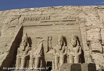 Illustration de Ramsès II au Grand Temple d'Abou Simbel