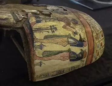 Illustration de Cartonnage de momie au musée Correr