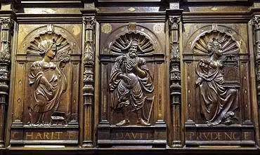 Illustration de la Charité, David, la Prudence