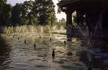Illustration de jardin moghol (Shalimar Bagh)