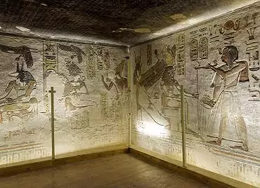 Illustration de pharaon et dieux