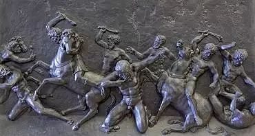 Illustration de Combats de géants